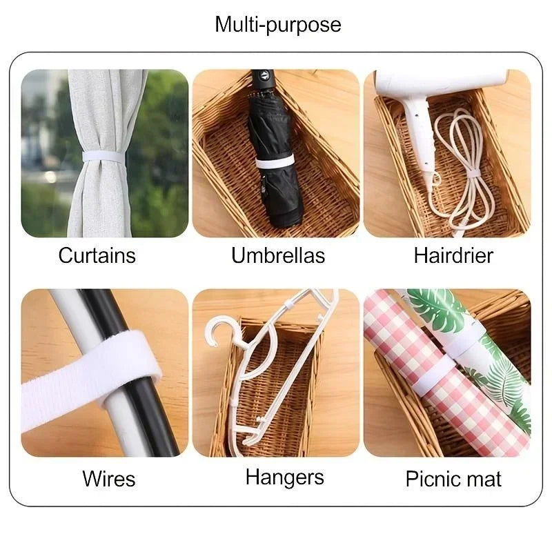 5m Reusable Cable Organizer – Desk Wire Winder & Data Line Protector