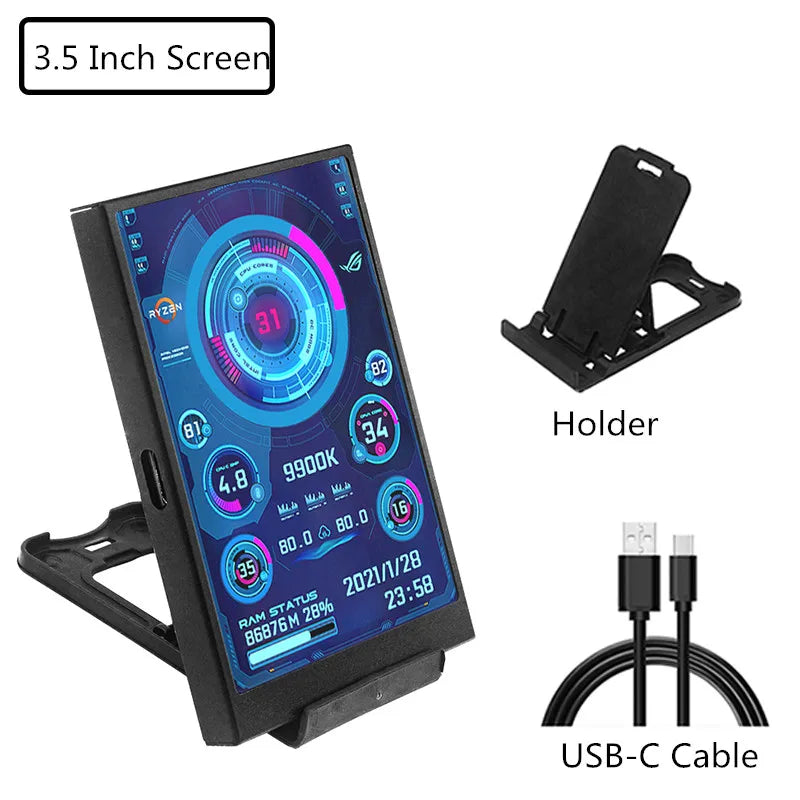 SHCHV Type-C Secondary Monitor – Portable IPS LCD Display for Computers