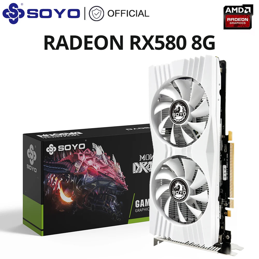 RX580 BRAND NEW WHITE 8GB