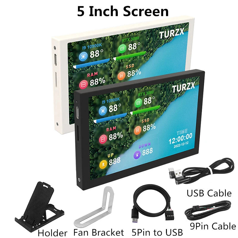 SHCHV Type-C Secondary Monitor – Portable IPS LCD Display for Computers