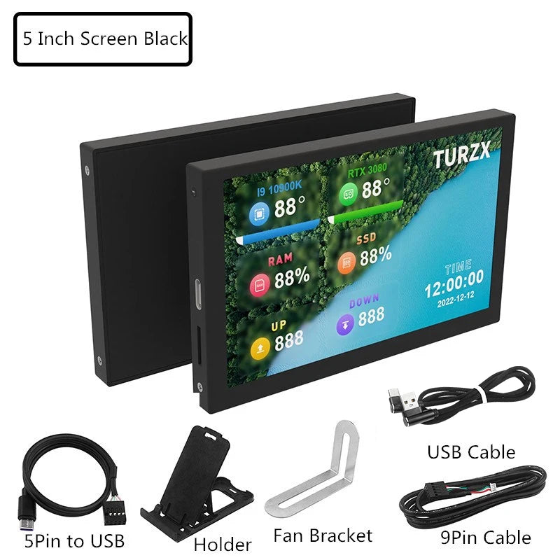 SHCHV Type-C Secondary Monitor – Portable IPS LCD Display for Computers