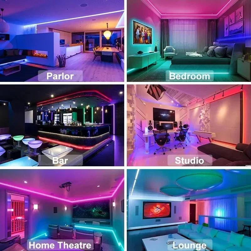 USB LED Strip Lights – RGB Color Changing Flexible Tape with IR Control